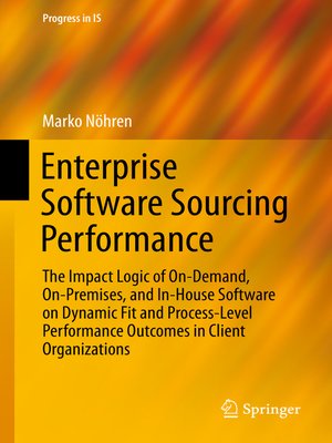 cover image of Enterprise Software Sourcing Performance